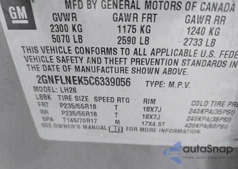 2012 Chevrolet Equinox Lt from USA, damaged, VIN 2GNFLNEK5C6339056